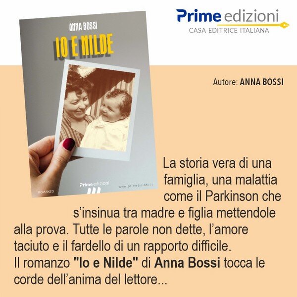 Io e Nilde di Anna Bossi romanzo Ebook Prime Edizioni