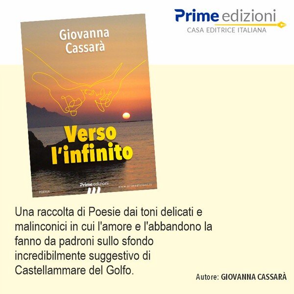 Raccolta di poesie di Giovanna Cassarà "Verso l'infinito"